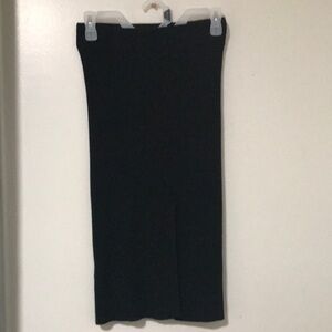Black Abercrombie and Fitch skirt with slit , size xs